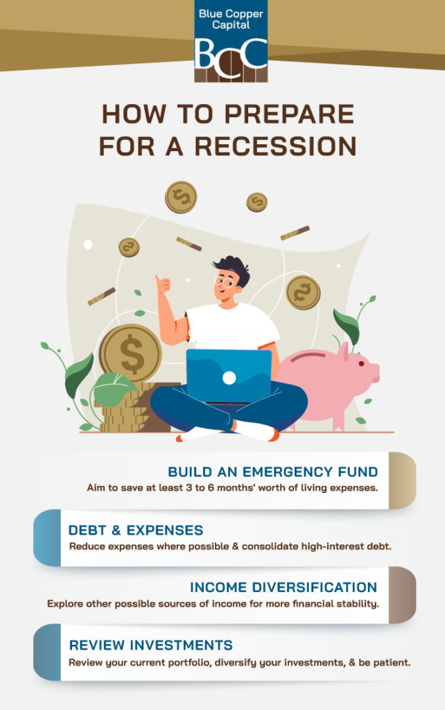 Tips on how to prepare for a recession.